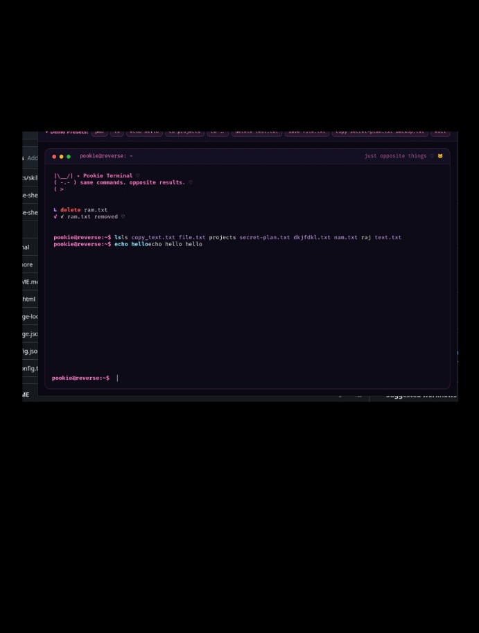 Pookie Terminal delete screenshot