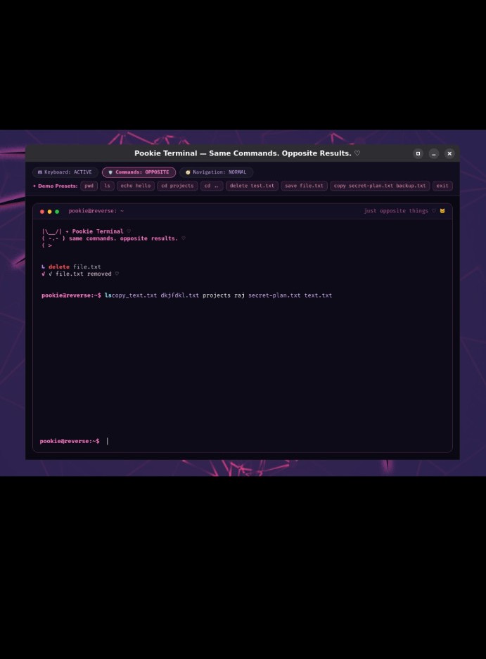 Pookie Terminal screenshot