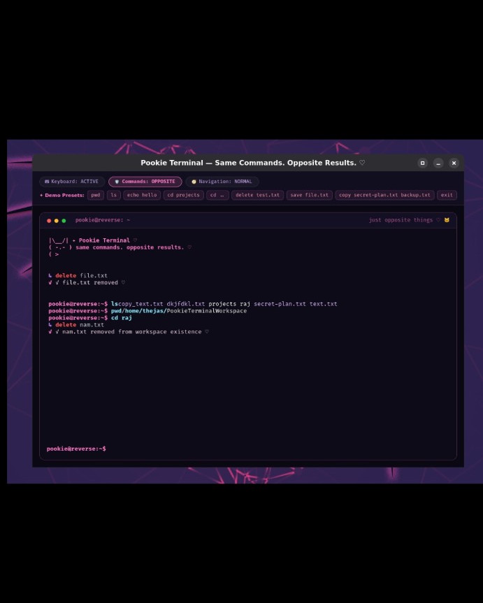 Pookie Terminal screenshot